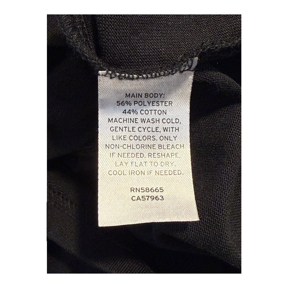 NEW Treasure & Bond Black Bodycon Dress Ruched Sleeveless Casual Mini Small NWT - Picture 6 of 6